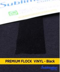 Black Flock Vinyl